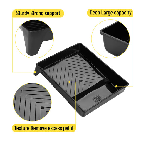 Bates Choice 2-pack paint tray set ideal for back-to-back projects.