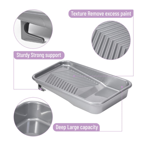 Bates Choice 9-inch tray with generous paint capacity for fewer refills.