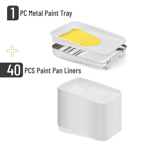 Bates Choice disposable liners offer leak-proof, mess-free cleanup after painting.