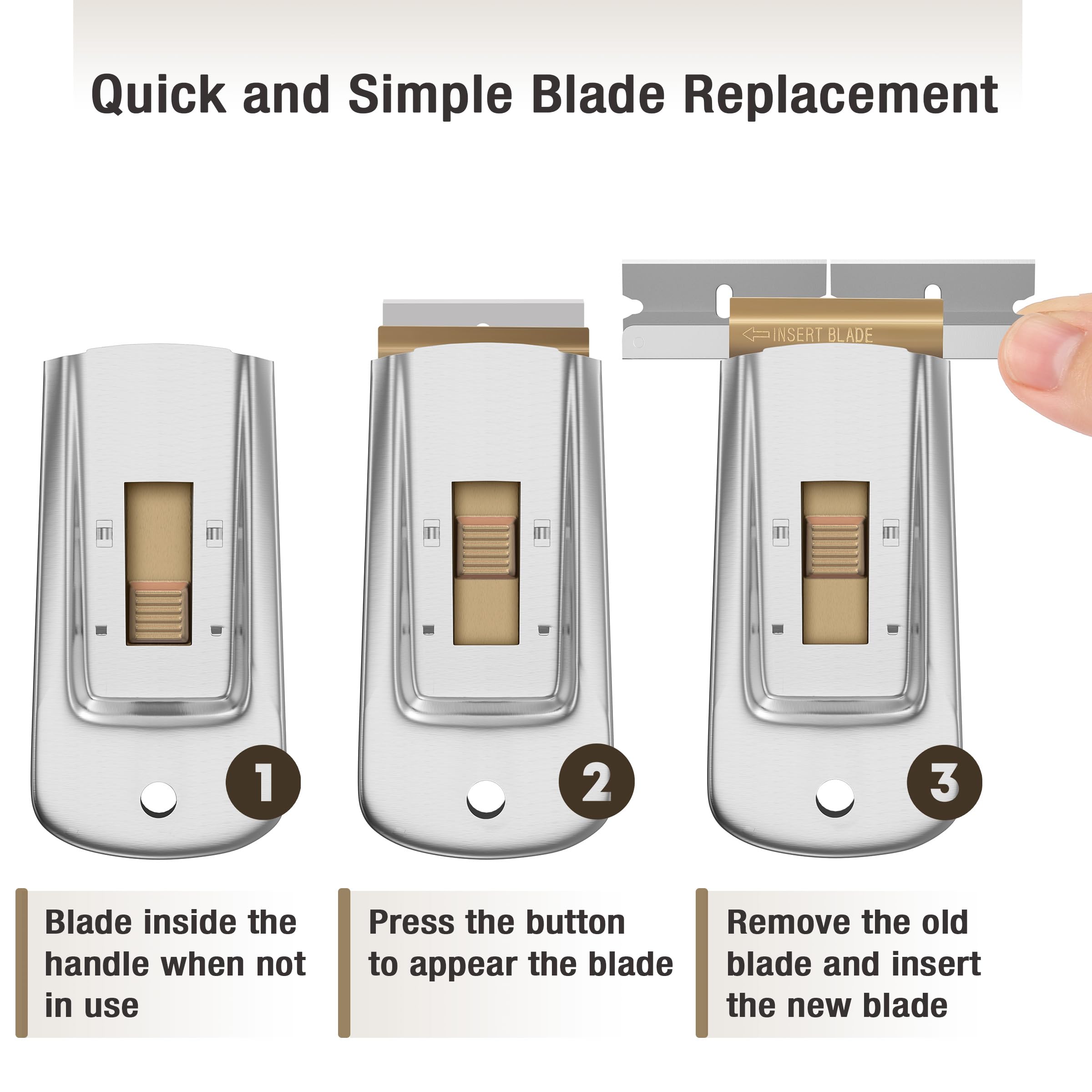 Bates Choice blades included keep projects moving with replacements.