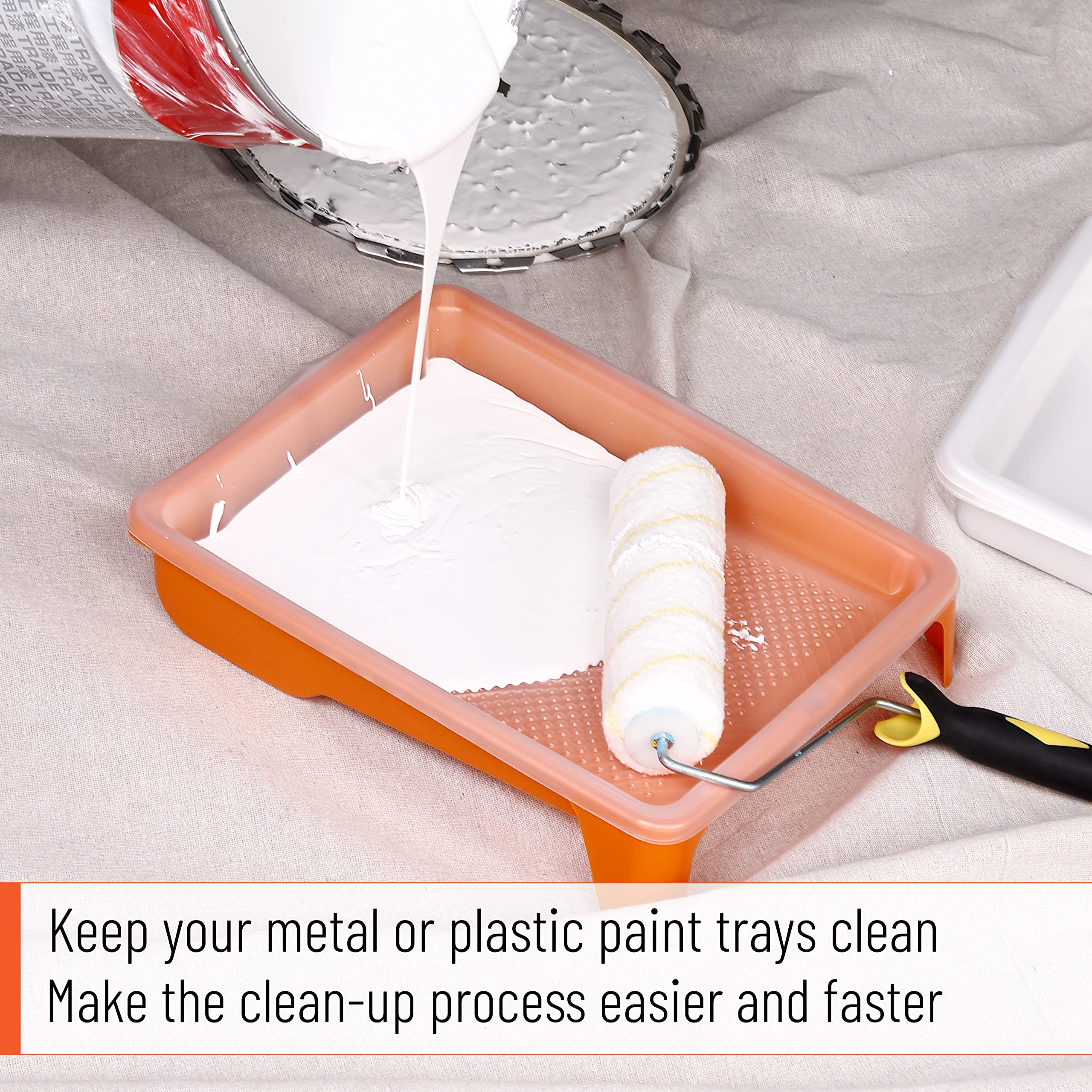 Bates Choice professional-painter-liner-solution keeps workspace clean.