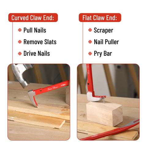 Bates Choice steel tip nail puller designed for durable performance