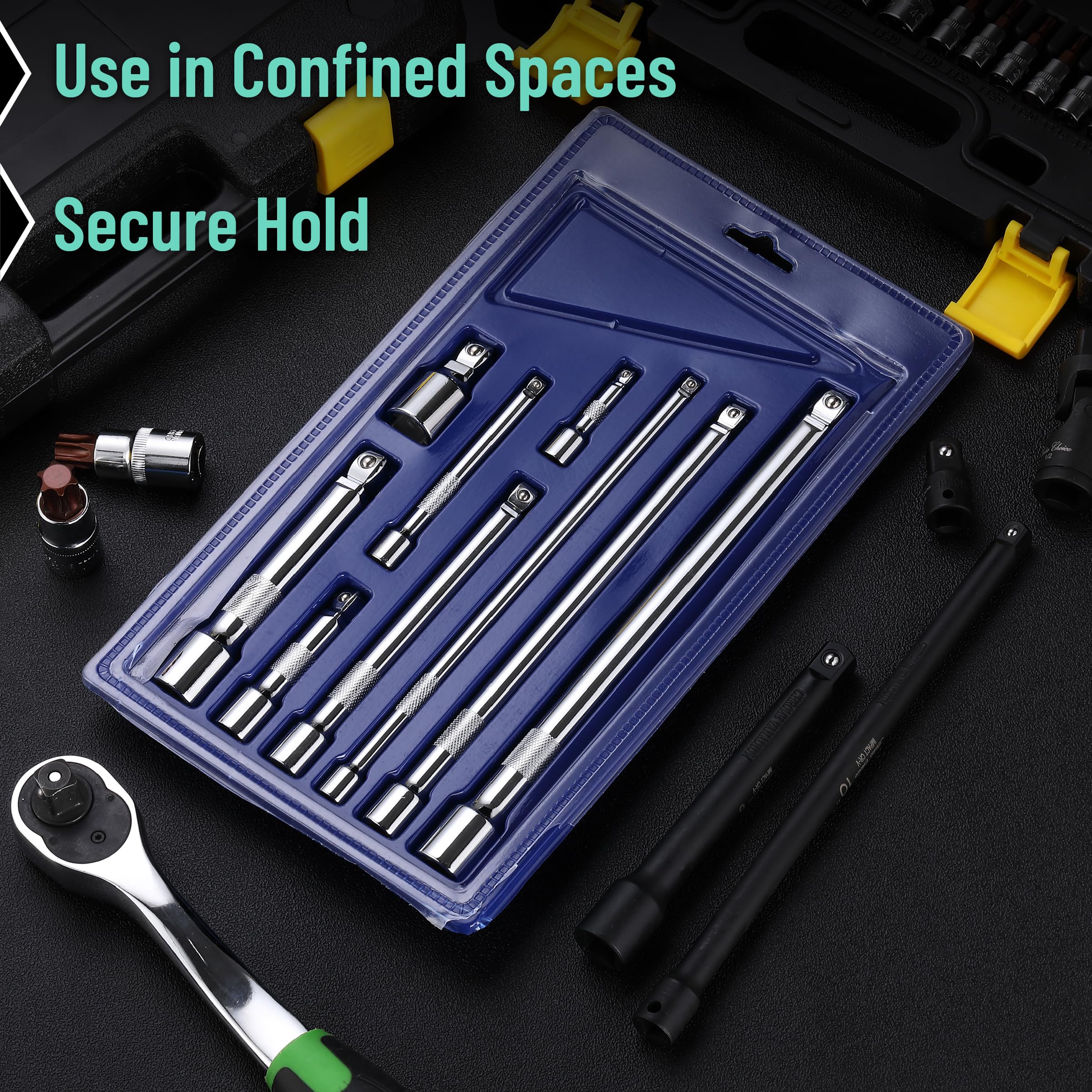 Bates Choice wobble extension 1/2in 2in provides extra leverage for stubborn sockets