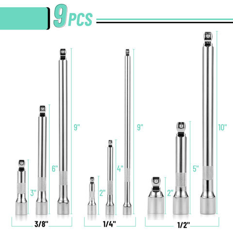 Bates Choice wobble extension 1/4in 4in helps access mid-length fasteners