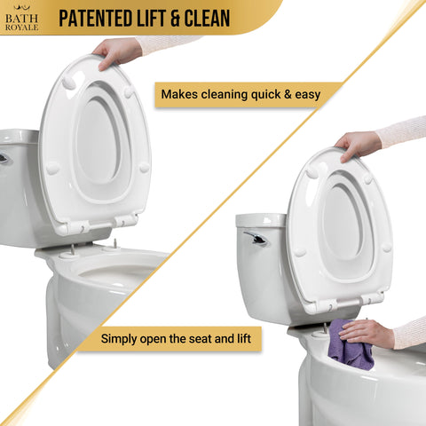 Bath Royale easy-clean underside with smooth edges for maintenance