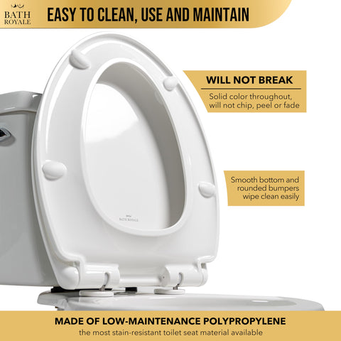 Bath Royale stainless steel mounting hardware ensures sturdy setup
