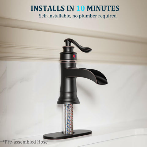BathLAVISH pop-up drain and deck plate kit includes all hardware.