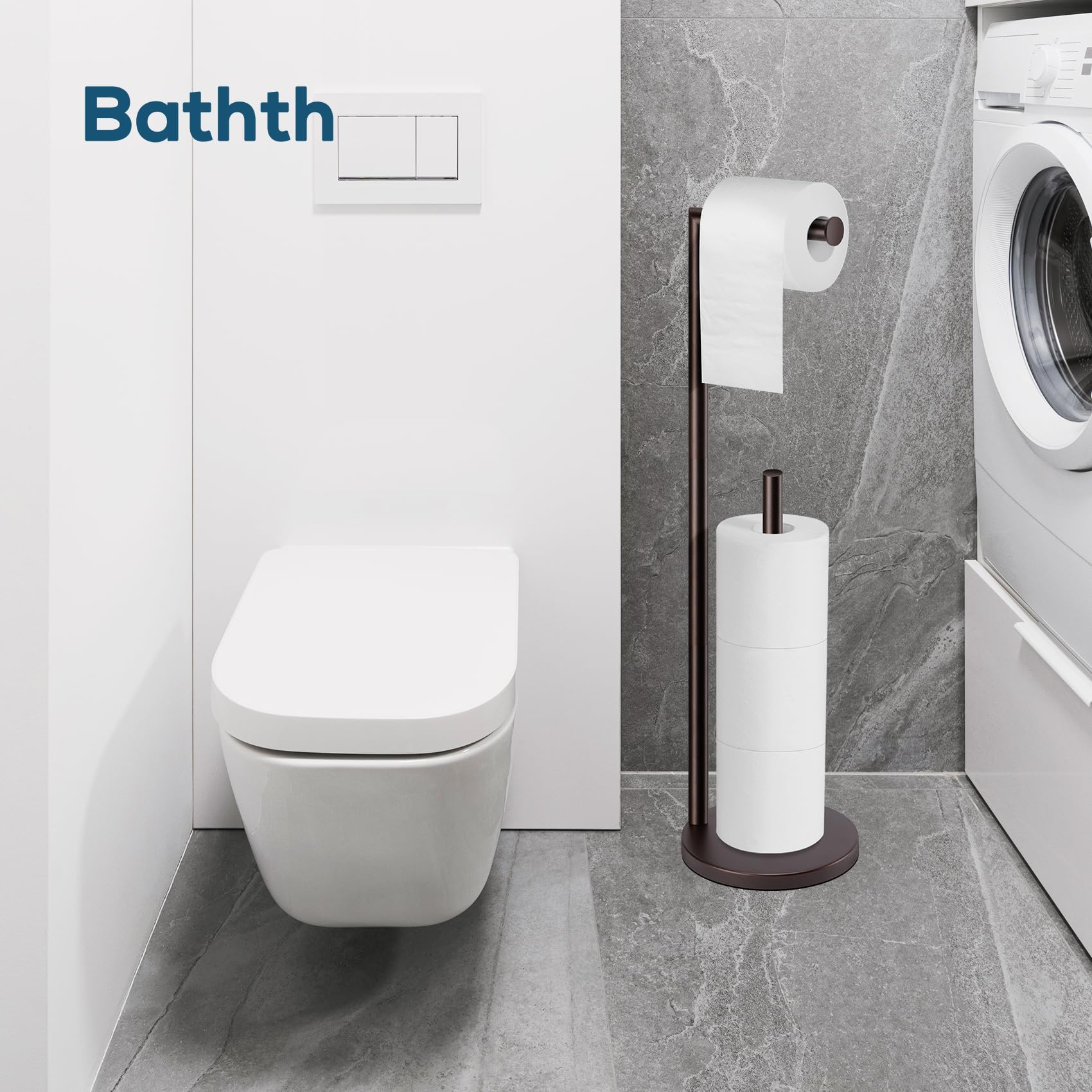 Bathth bathroom organization stand improves accessibility for guests and daily routines.
