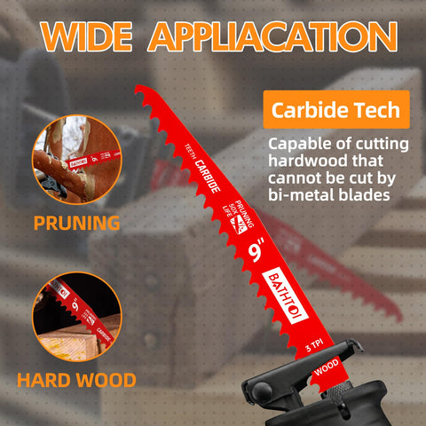 BATHTOI wood-cutting blade in use producing clean cuts.