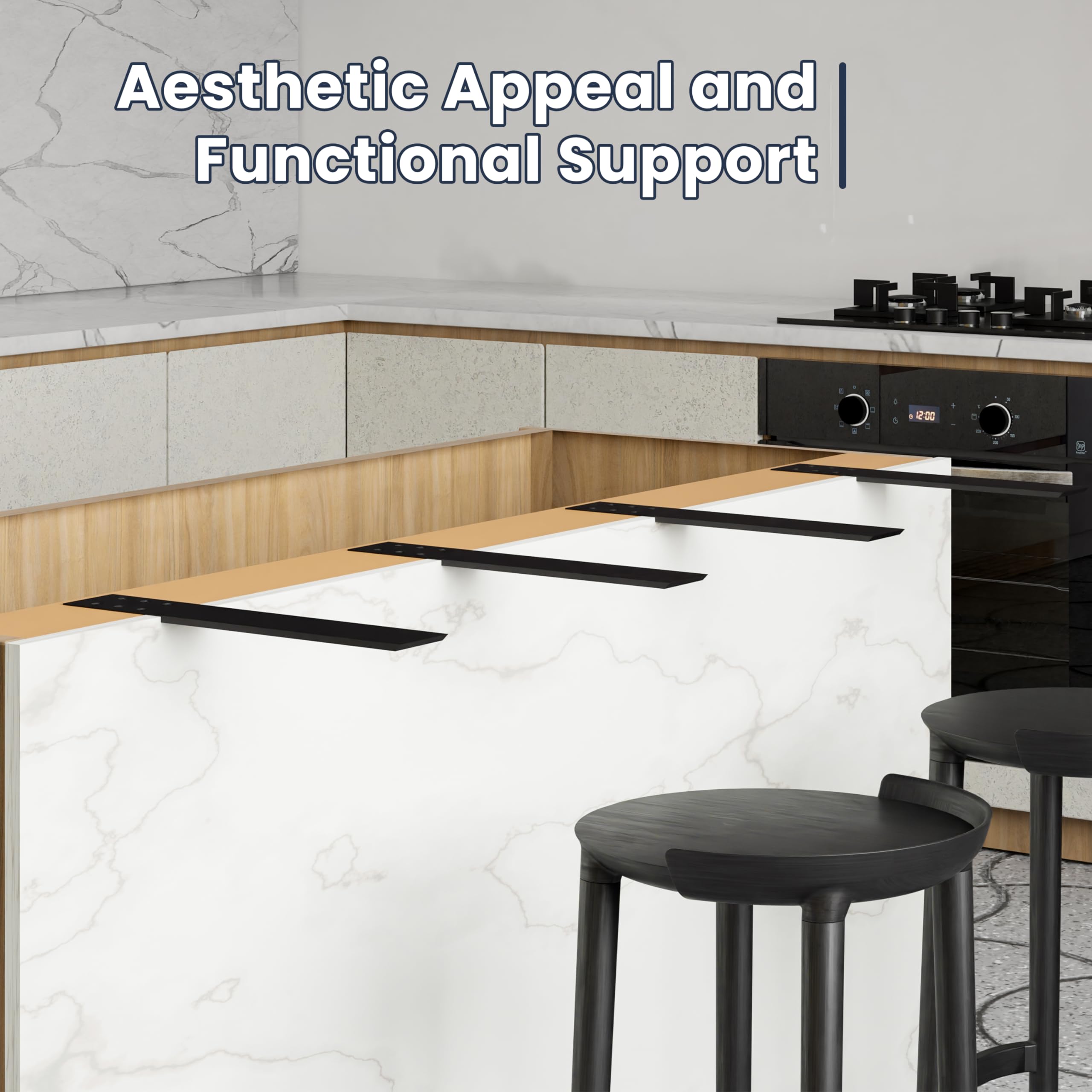 BATODA hardware-included kit simplifies DIY mounting for countertops.