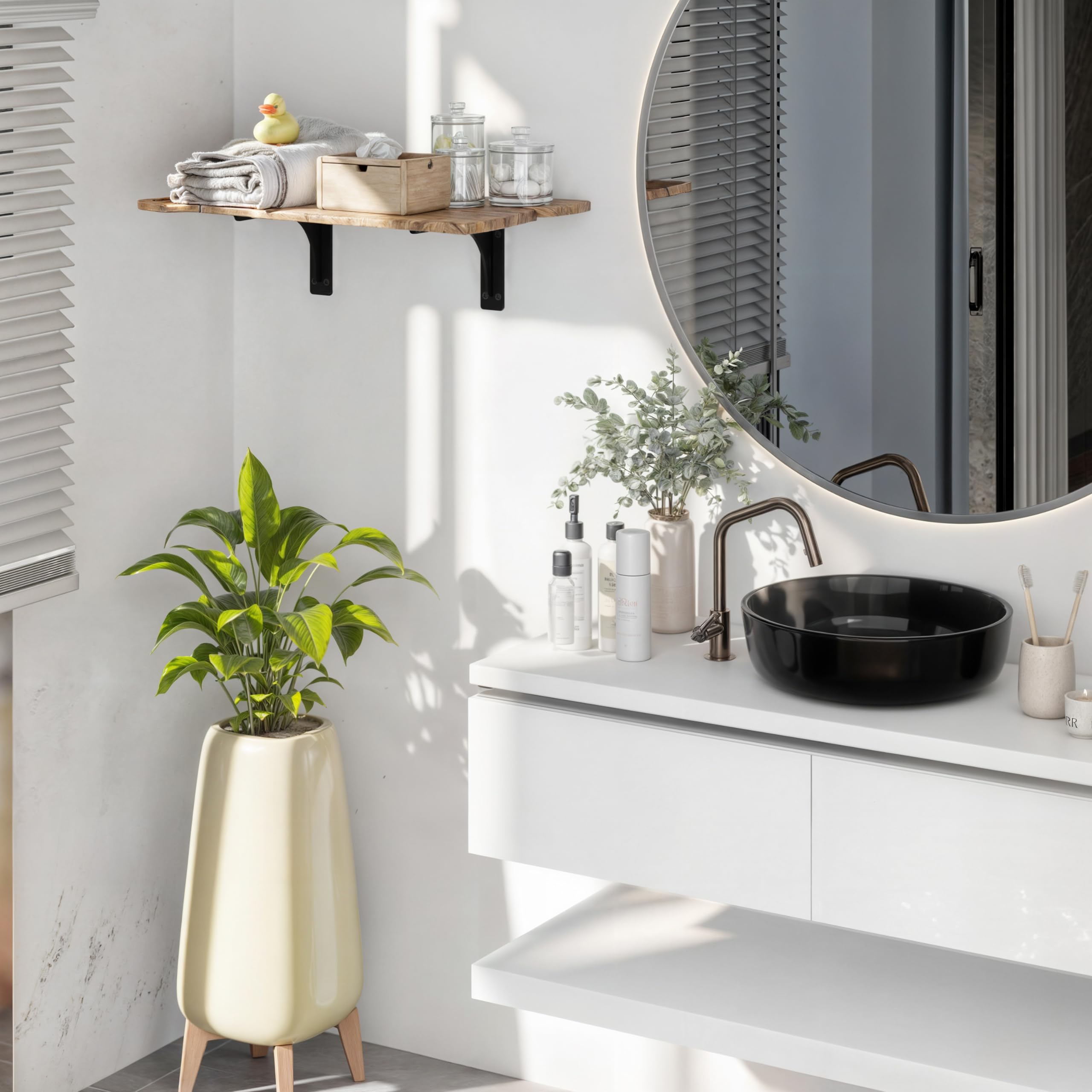 BATODA wall-mounted shelf support shows enhanced stability