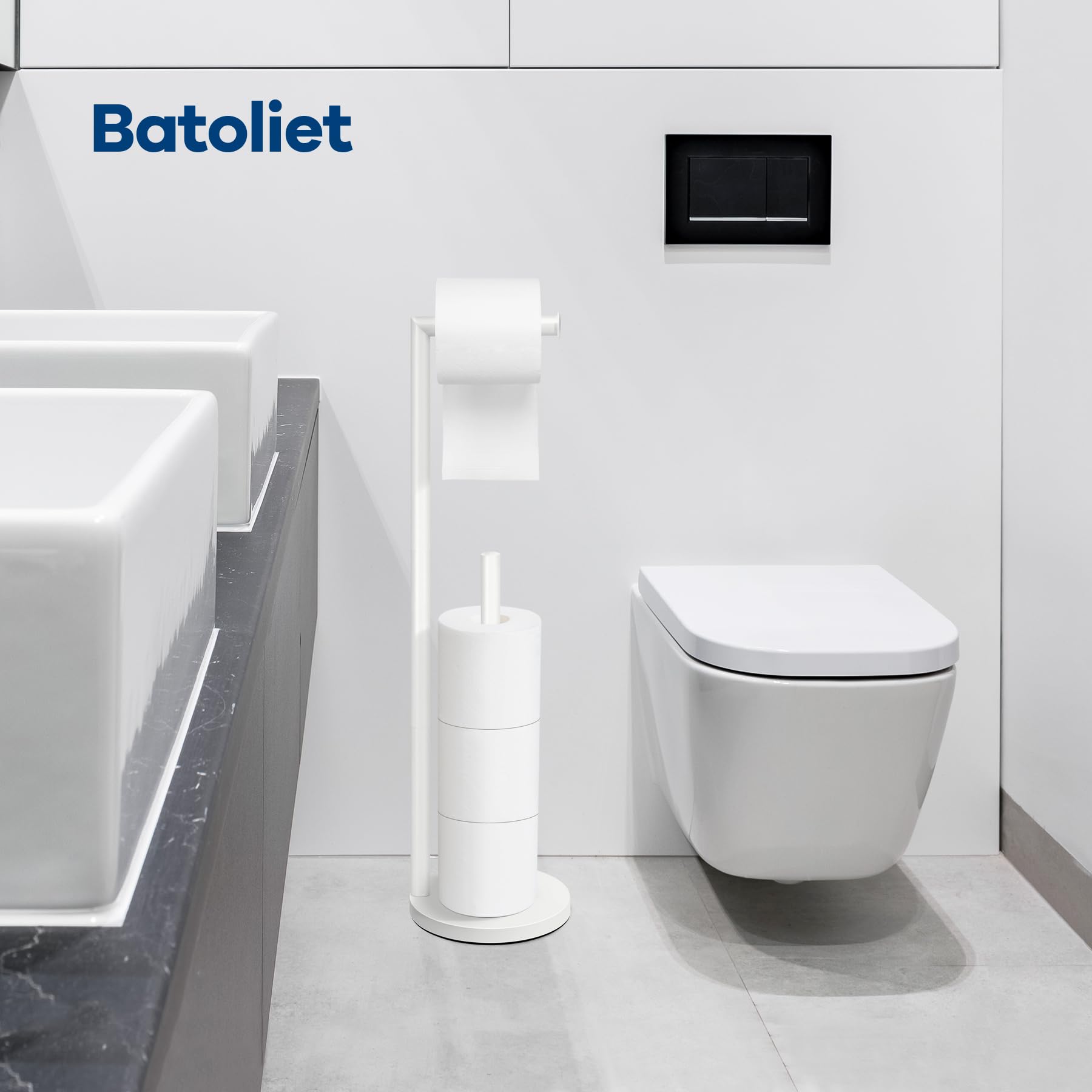 Batoliet durable holder resists rust and requires minimal maintenance.
