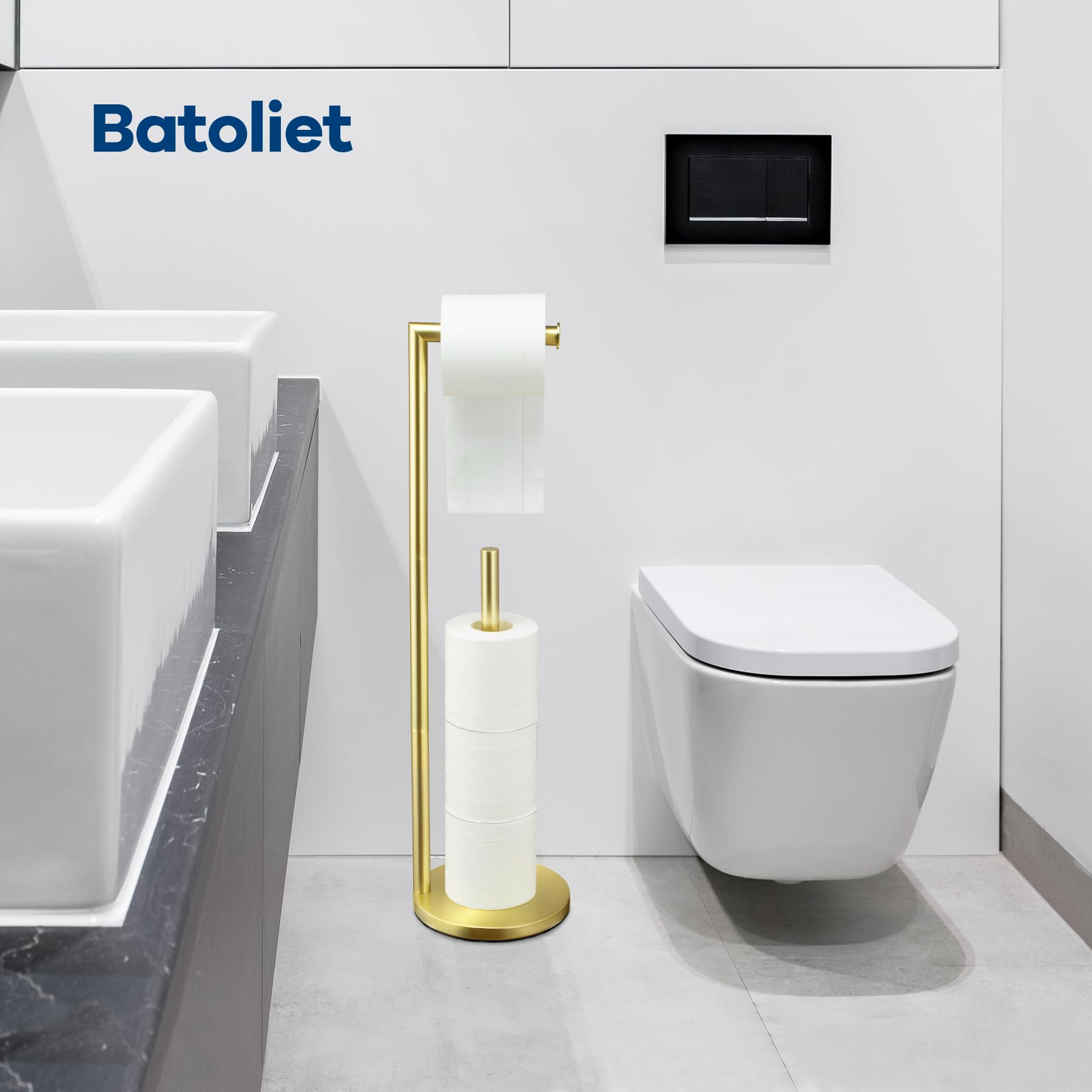 Batoliet stand installs quickly in minutes with simple screw tightening.