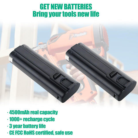 Batryuic no memory Ni-MH battery supports flexible charging.