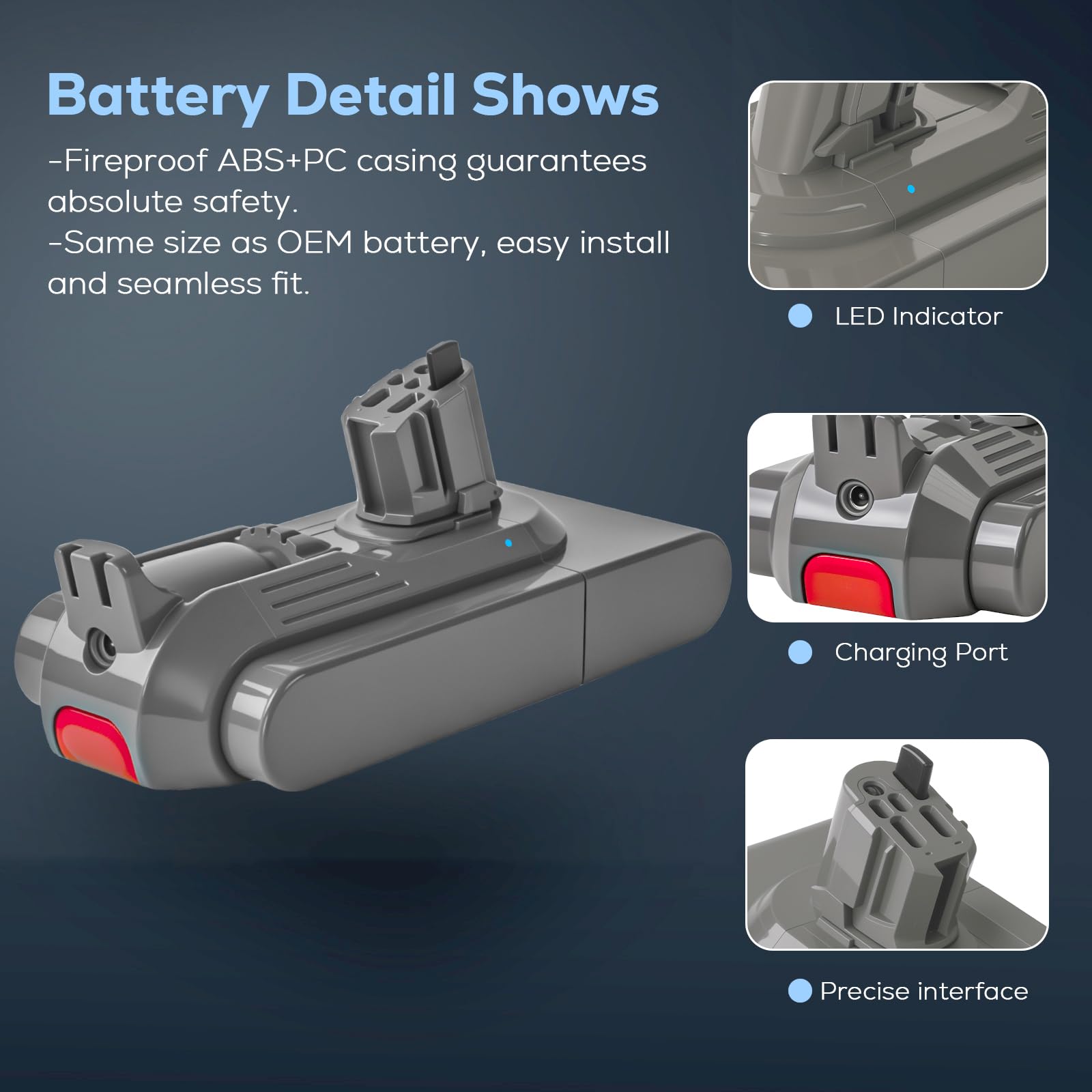 Batryuic packaging and instructions emphasize safe handling and easy setup.