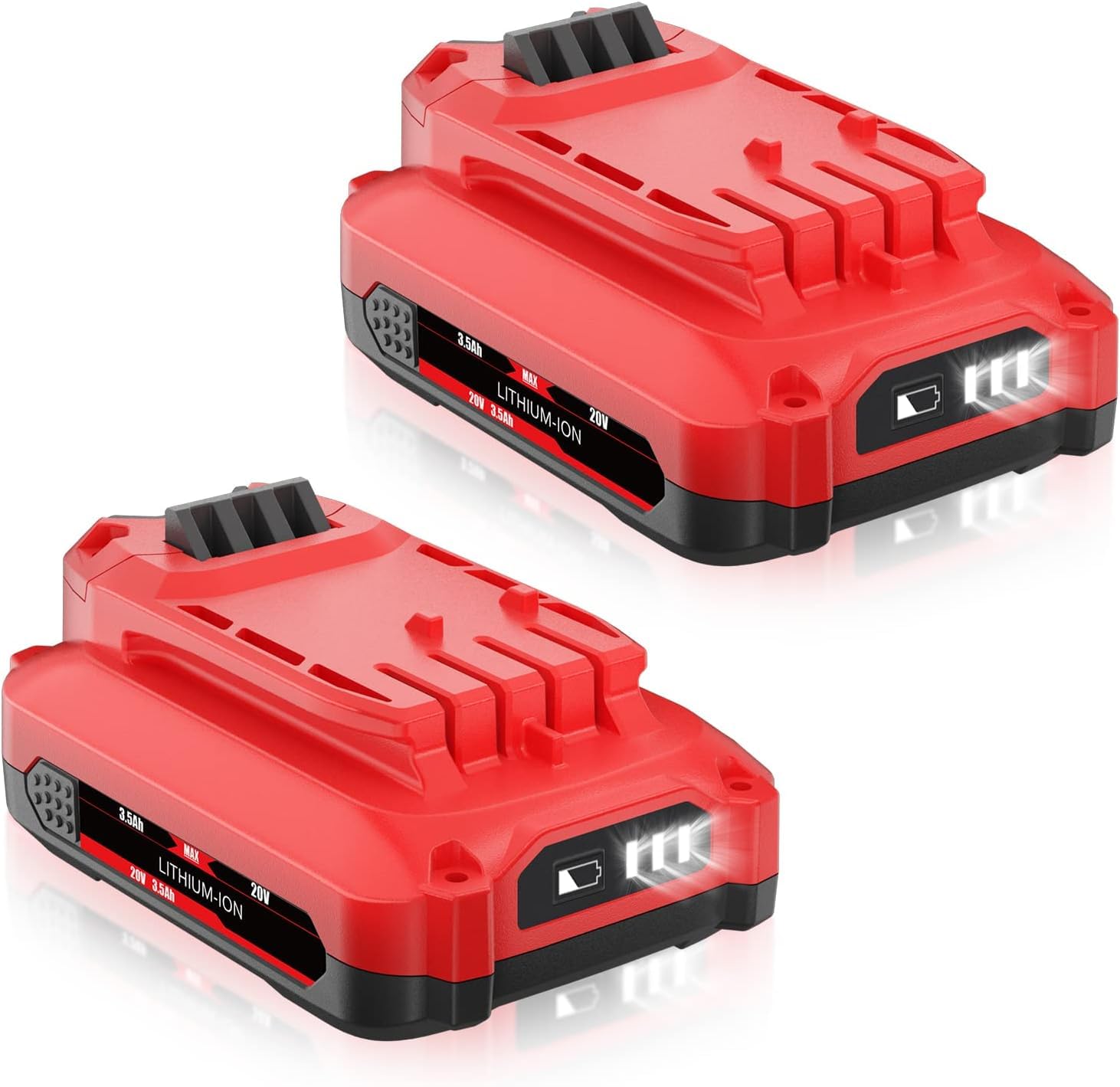 BATTOOL 2Pack 3500mAh battery for Craftsman 20V offering longer runtime