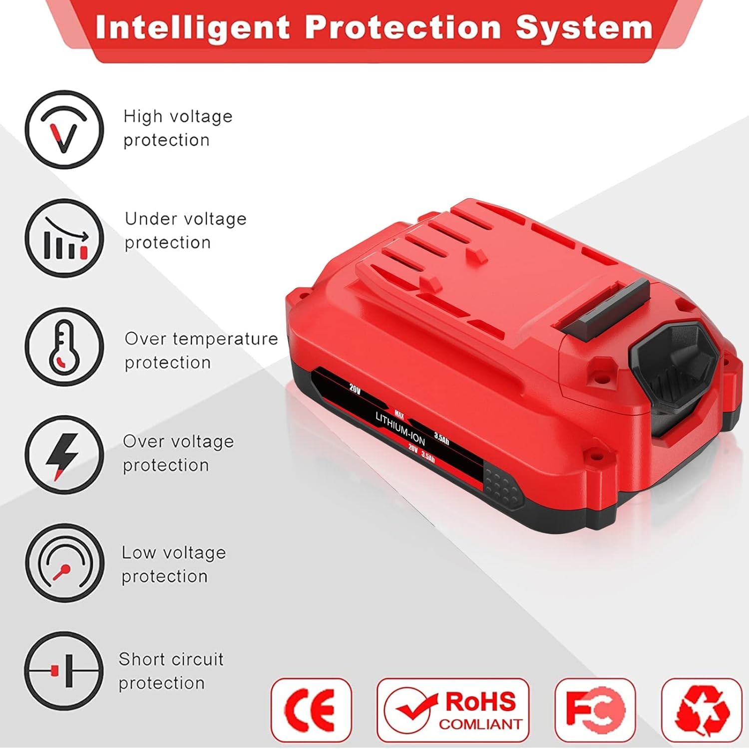 BATTOOL quick-fit design snaps into Craftsman charger for easy swap