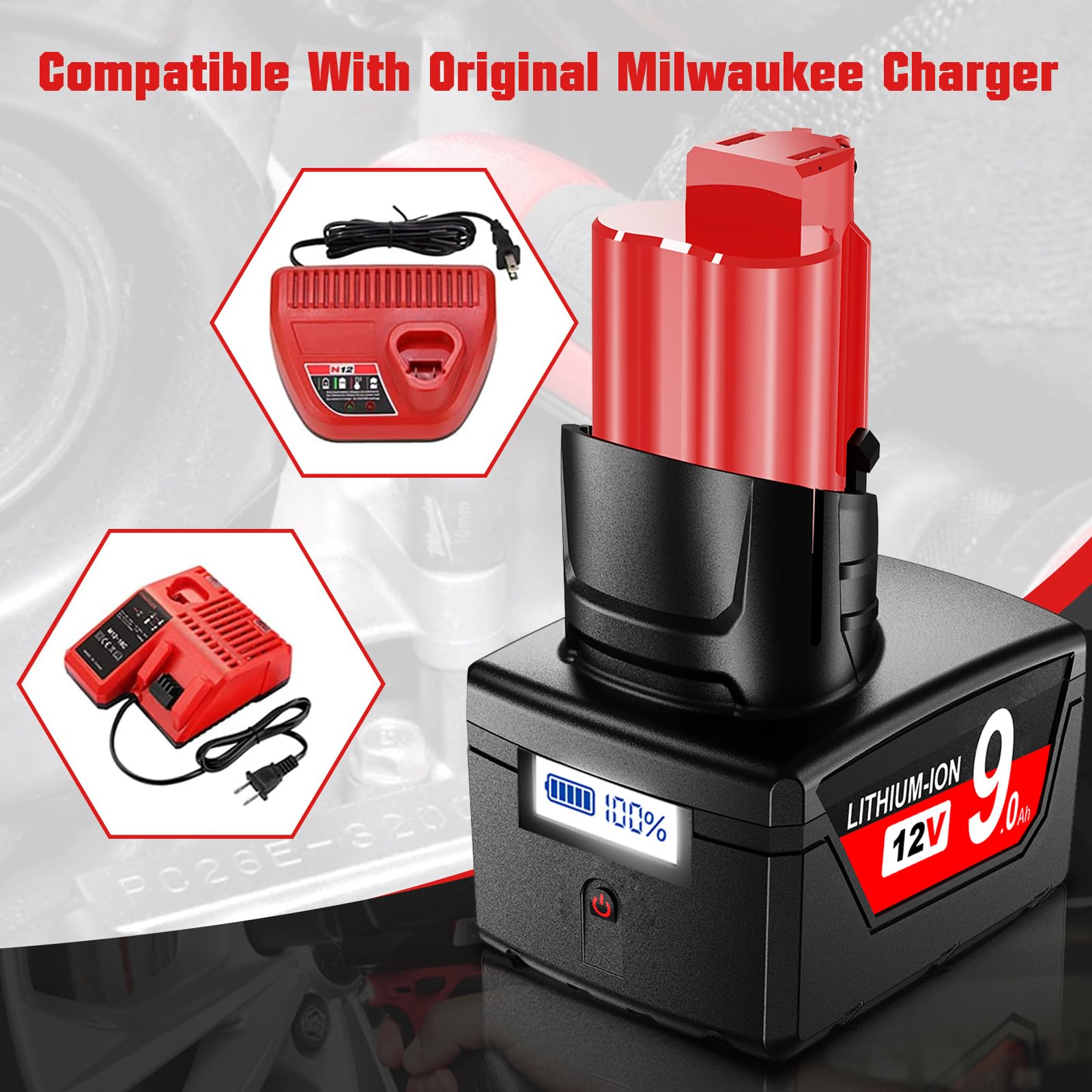 BATTOOL safety features protect against overcharge and over-discharge