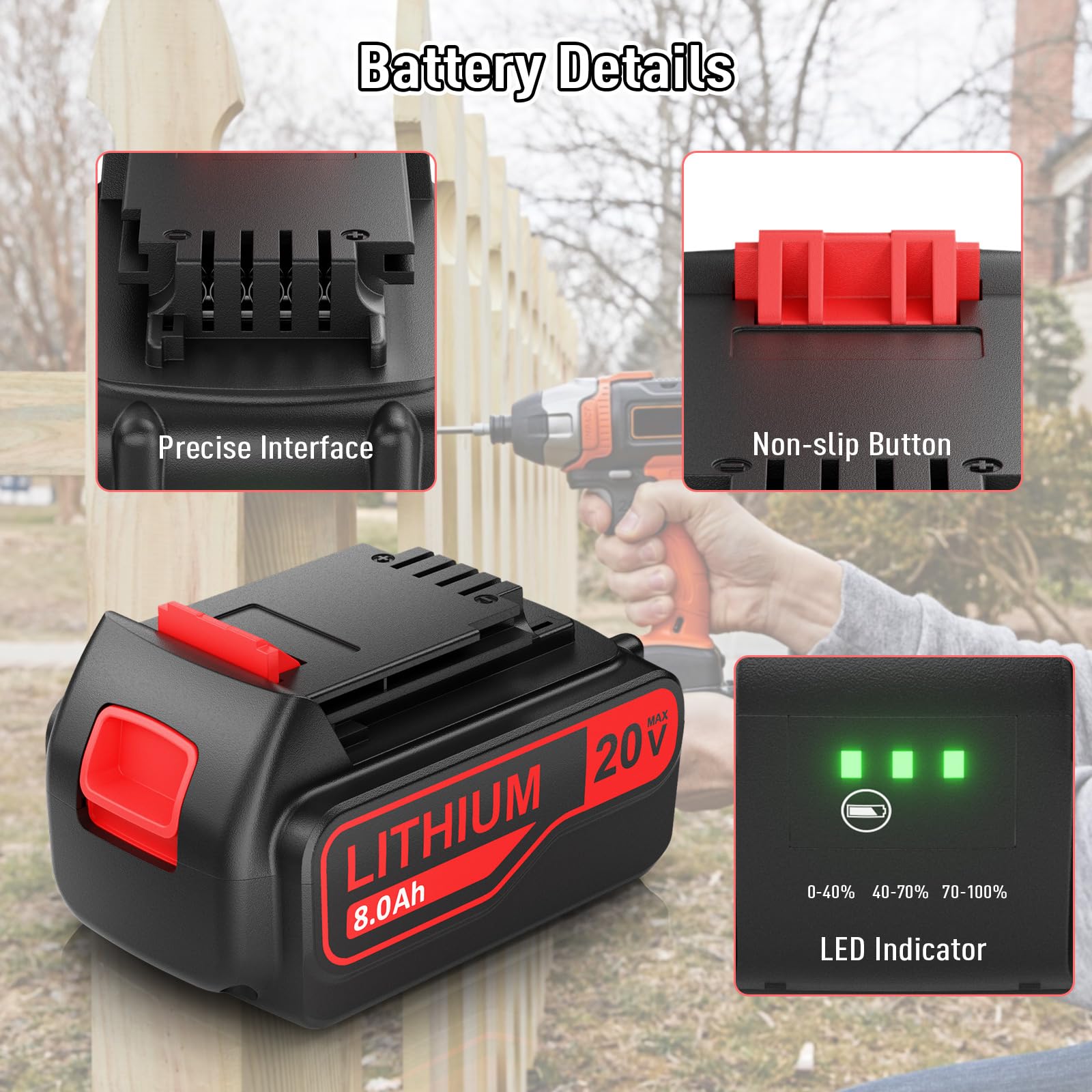 BATTOOL top-grade lithium cell close-up emphasizing safety and reliability.