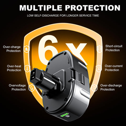 Battxita 18V battery with LED indicator for quick status checks