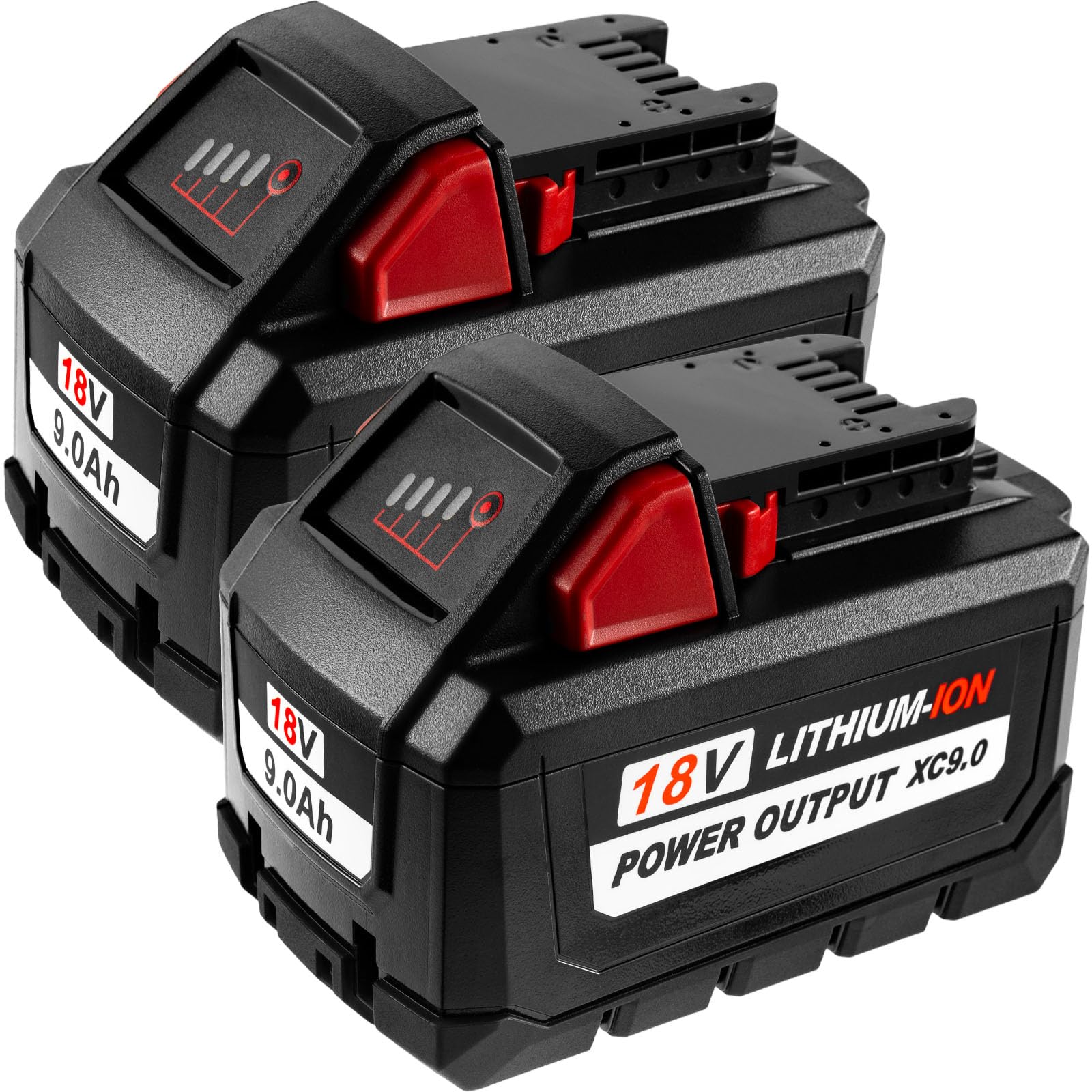 BATWAYPRO 9000mAh 18V battery pack powering cordless tools with extended runtime.