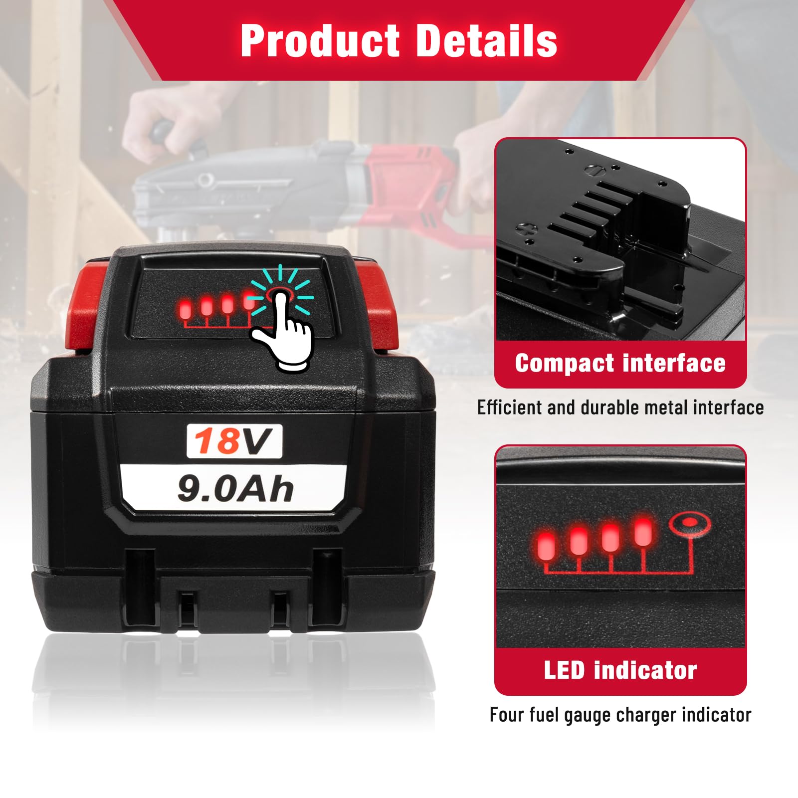 BATWAYPRO rapid-charge technology speeds up recharging to reduce downtime.