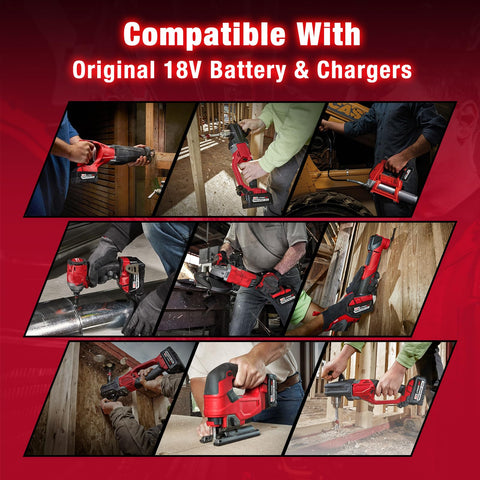 BATWAYPRO short-circuit protection helps keep tools and batteries safer.