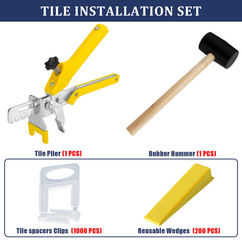 BAUMFEUER tile clip 1000 pcs ensures fast, uniform grout lines.
