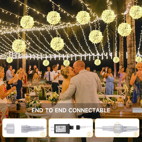 Baung connectable design lets you extend lighting across larger outdoor spaces.