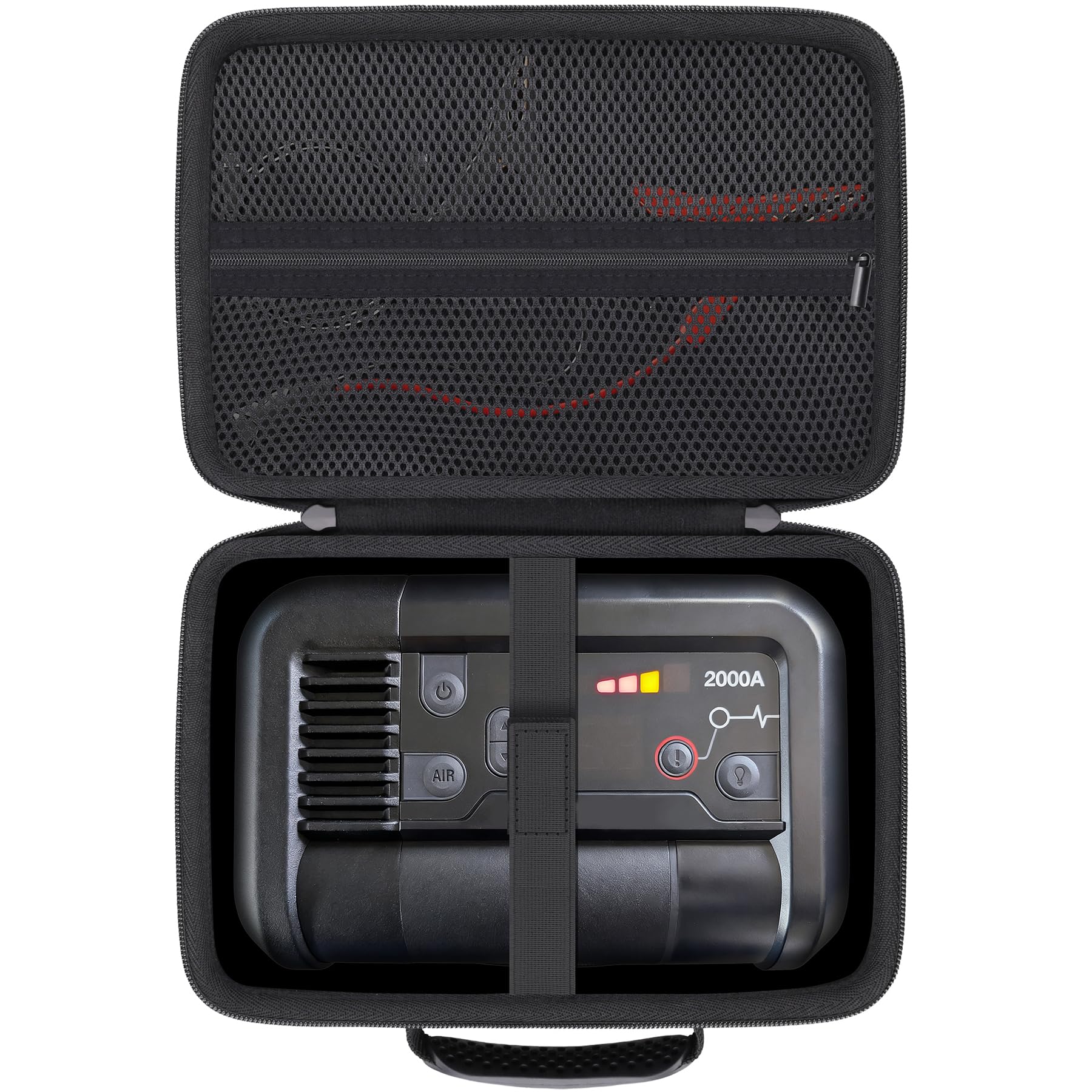 Baval AX65 case exterior protects your jump starter on the go.