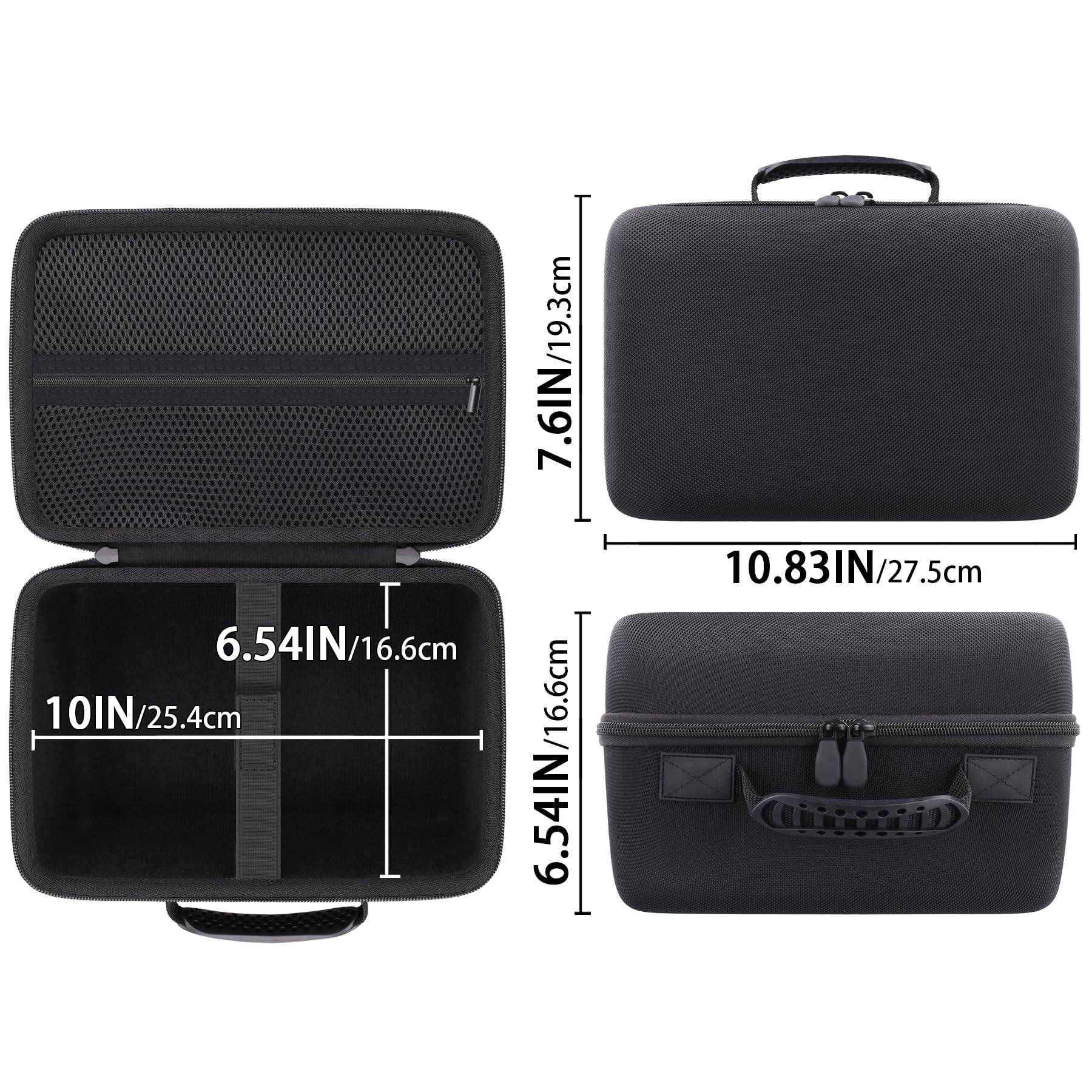 Baval AX65 case mesh pocket keeps accessories organized.