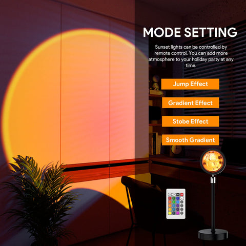Bavcieu Sunset Lamp soft glow creates cozy ambience