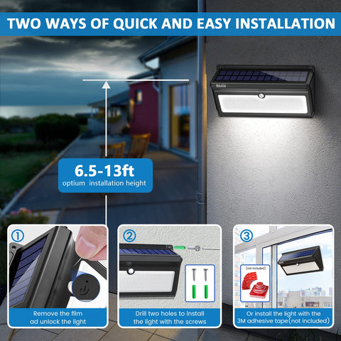 BAXIA Technology ultra-bright LEDs improve path visibility at night.