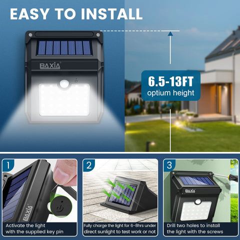 BAXIA Technology eco-friendly solar lighting lowers energy use