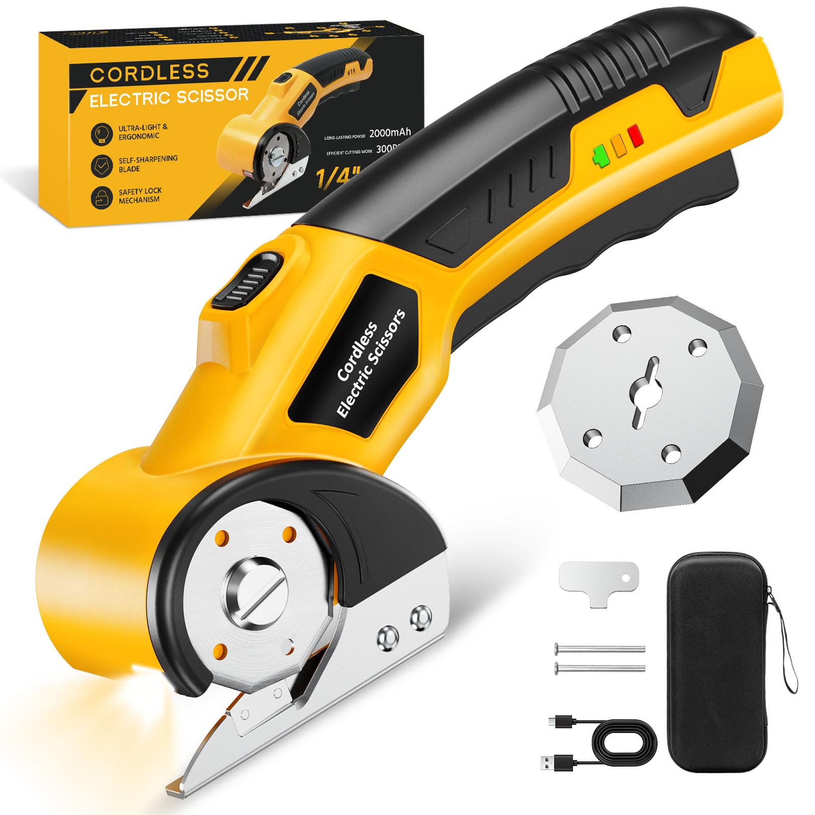 BaycoreX cordless scissors front view for easy handling and control