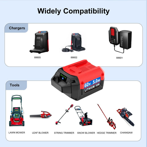 Bayhon 60V battery LED indicator shows charge status