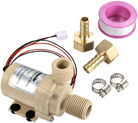 Bayite BYT-7A006 front view demonstrates compact, quiet operation for solar hot water loops.