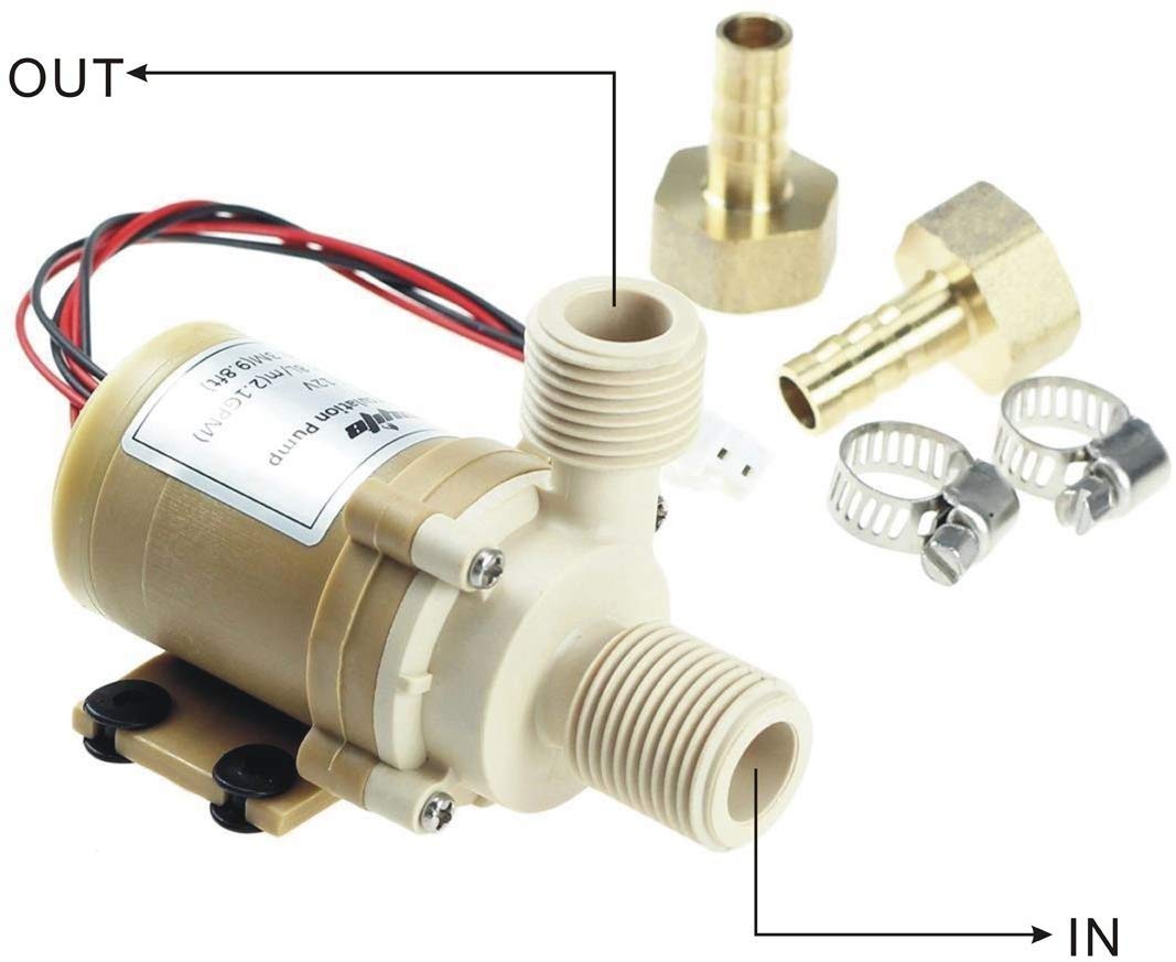 Bayite BYT-7A006 in-use view demonstrates submersible design for compact setups.