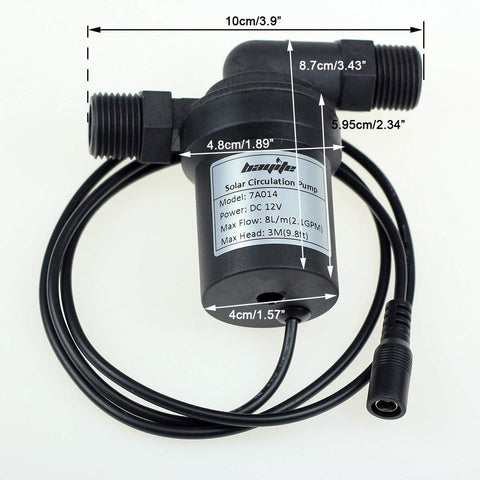 Bayite BYT-7A014 DC 12V power adapter enables plug-and-play operation.