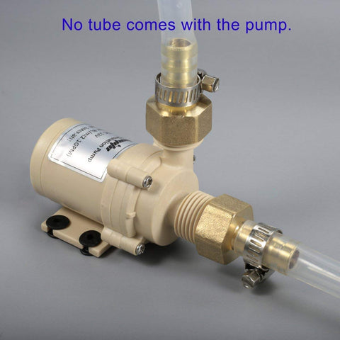 Bayite BYT-7A015 pump label with model details and specs