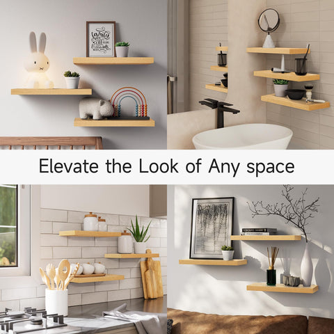 Easy install with included hardware for wood or brick walls.