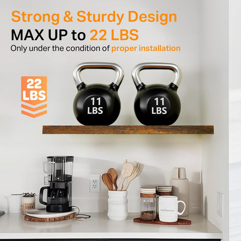 Bayka kitchen shelf for spices and jars