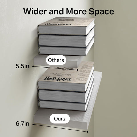 BAYKA wall shelves suited for bathroom, bedroom, kitchen, and living spaces