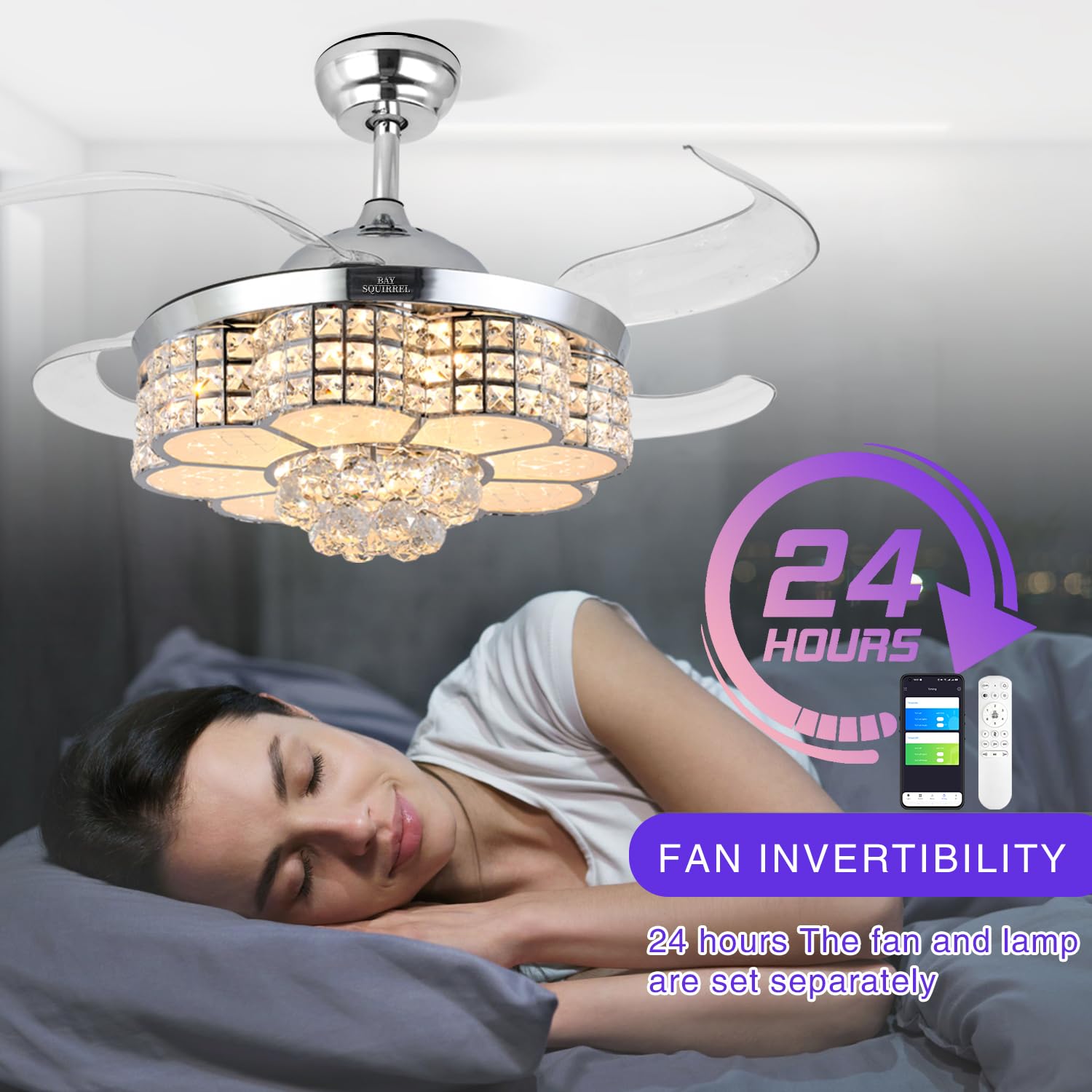 BAYSQUIRREL 24 hour timer for fan and light