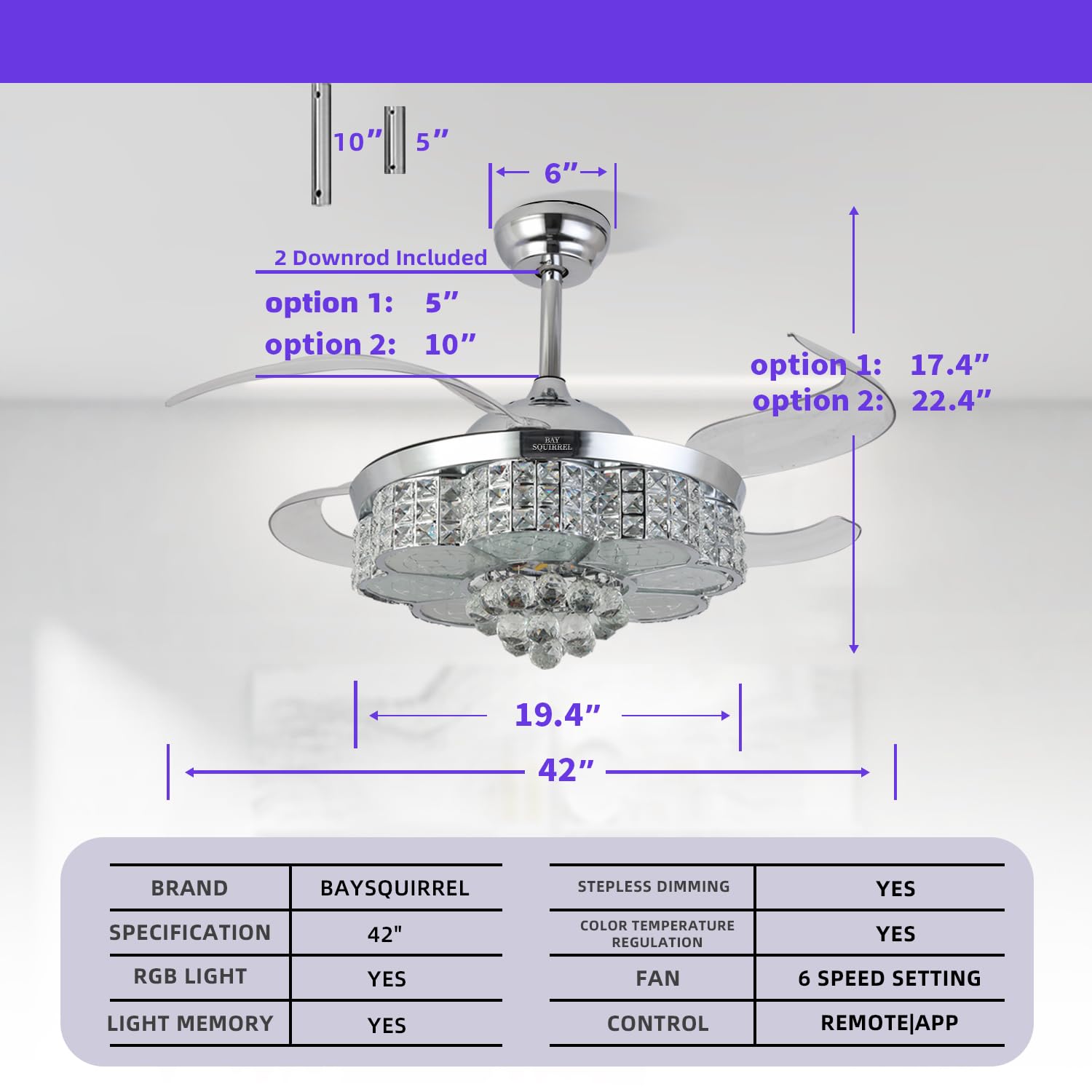 BAYSQUIRREL color temperature memory remembers your setting