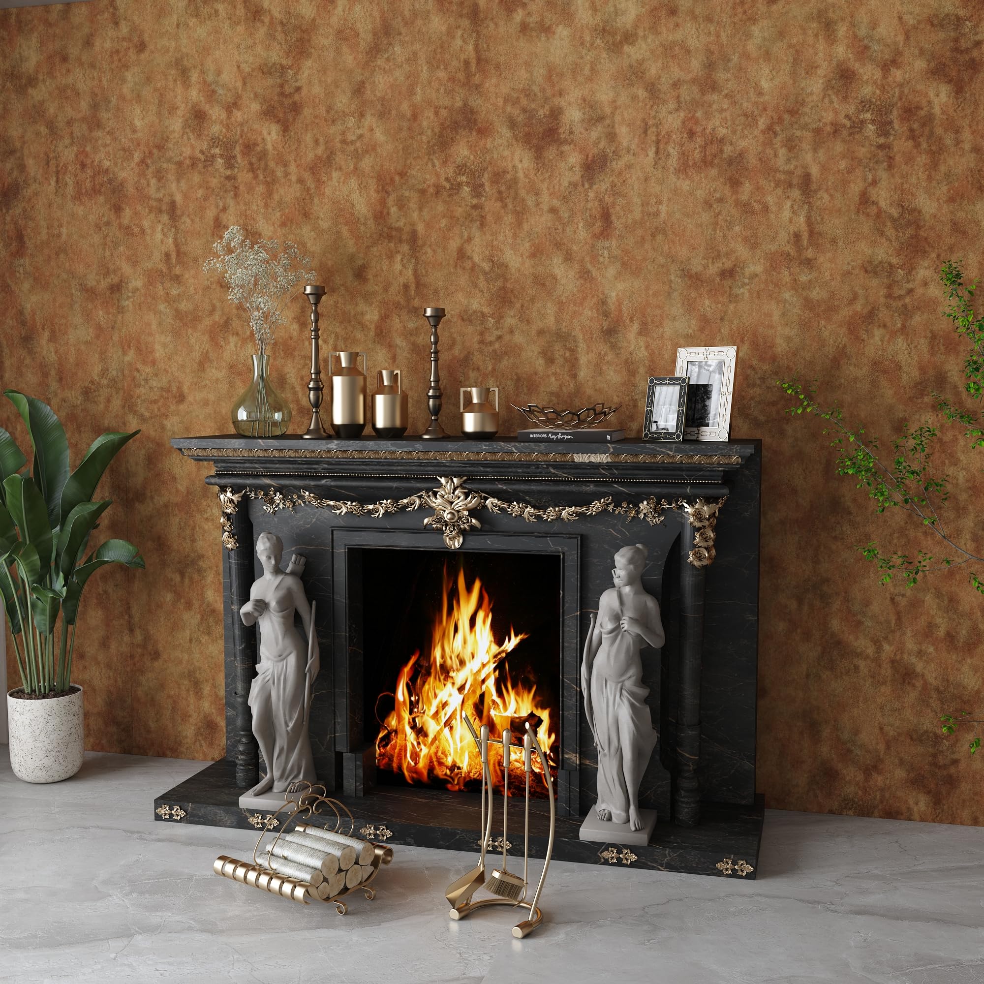 BAYYA removable wallpaper ideal for quick room updates