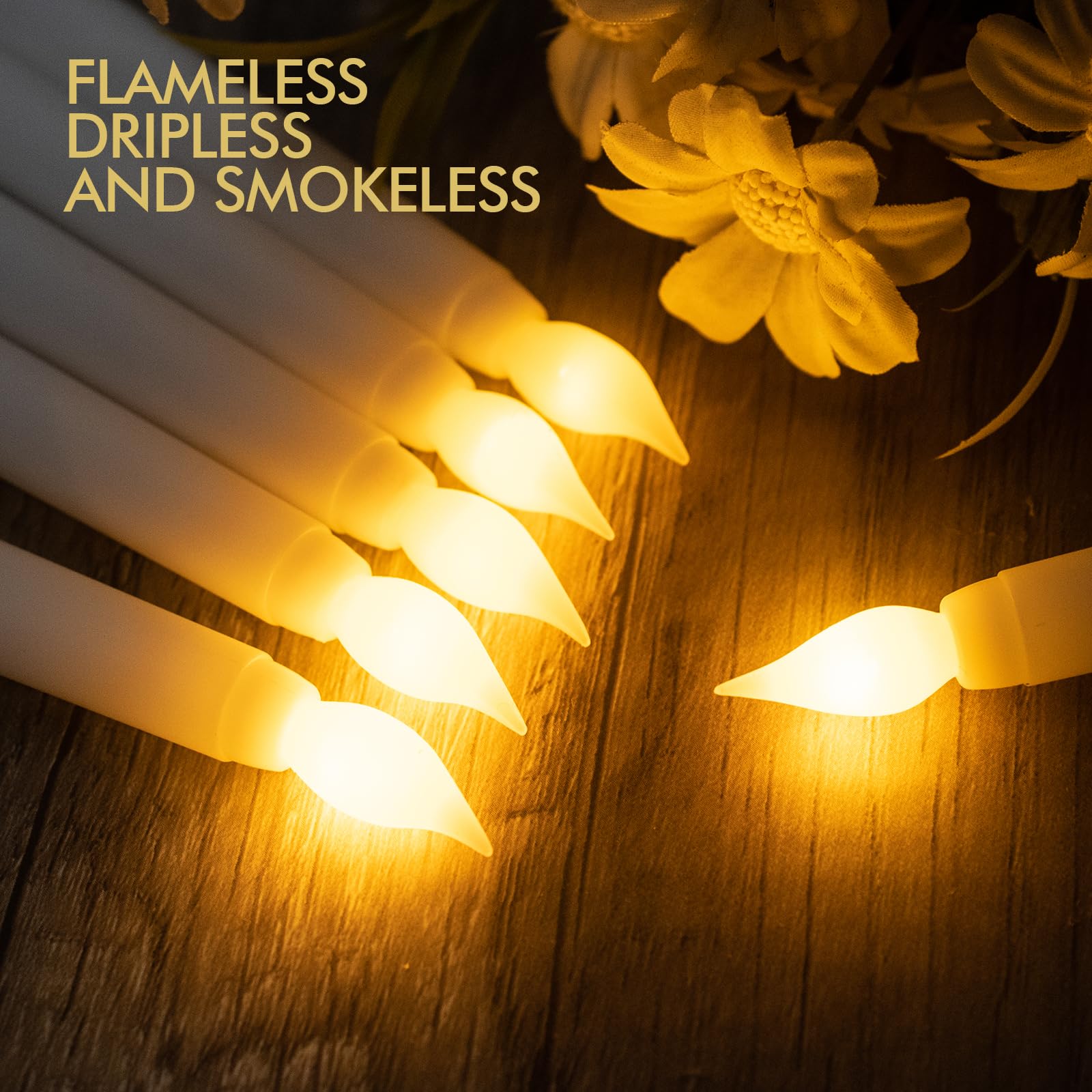 Bazayona party decor candles create inviting atmosphere for Christmas and Halloween