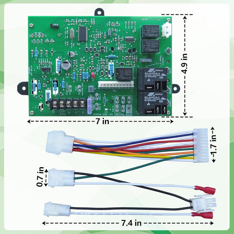 BBAYYAO ICM282A board installed inside a furnace demonstrating quiet, reliable operation