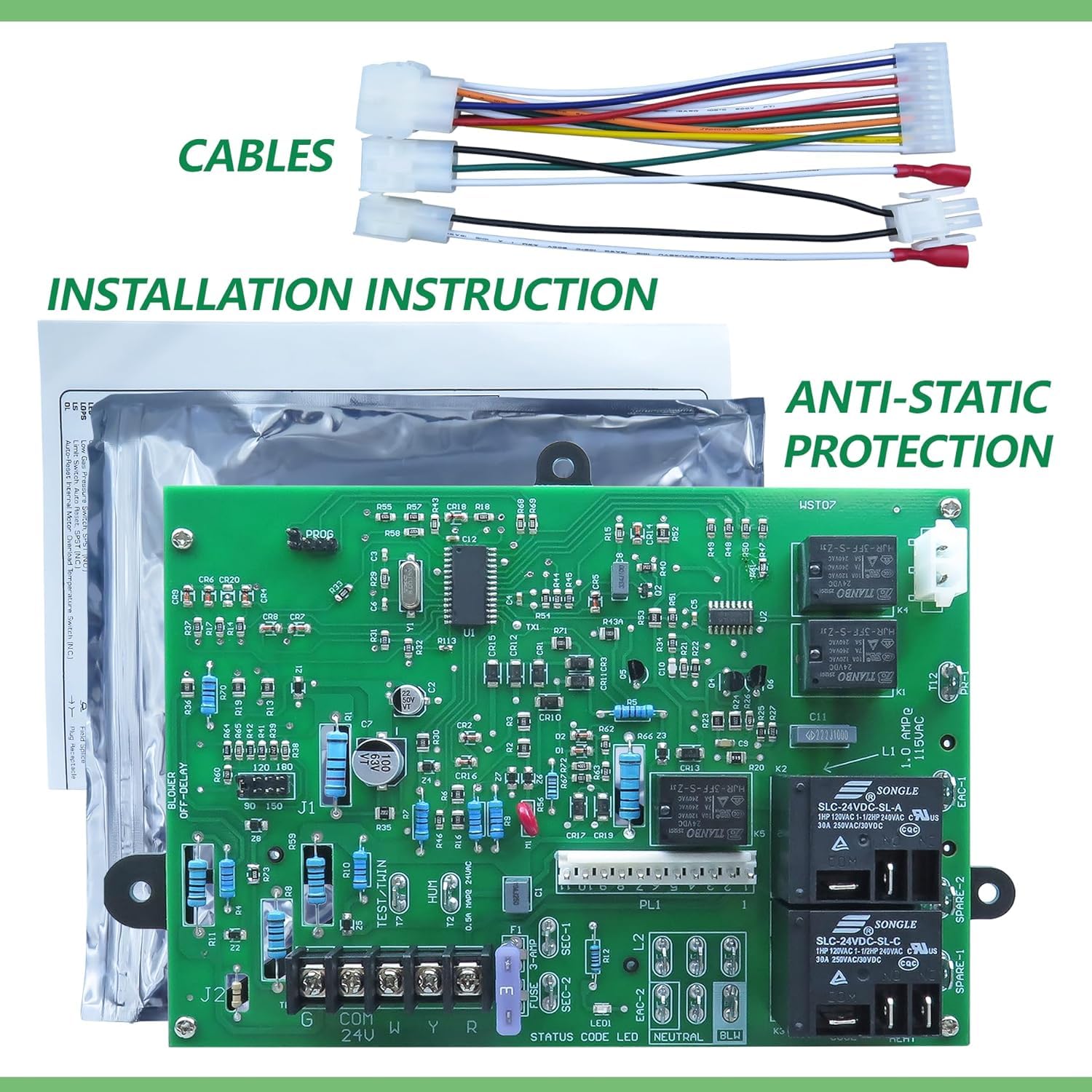 BBAYYAO ICM282A board diagnostic LEDs indicating quick fault detection