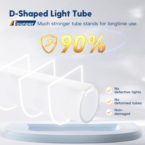 BBOUNDER daisy-chain setup showing linked lights for expanded coverage.